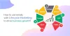 How to use emails with Customer Lifecycle Marketing