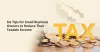 Six Tips for Small Business Owners to Reduce Their Taxable Income