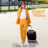 How do I talk to a live person at Southwest Airlines? ( The girl is in formal look, luggage)