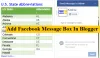  How to Add Facebook Messenger Chat Widget in Blogger blog with Pictures 