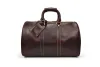 mens leather weekender