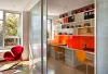 Built-in Study Table and Over Hung Cabinet - LA MAISON CARPENTRY