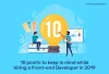 10 Points to keep in mind while hiring a front-end developer in 2019