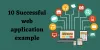 Successful Examples of Web Application