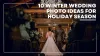10 Creative Winter Wedding Photo Ideas for Holiday Season