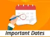 Note the Important Dates/Events of UCEED 2019