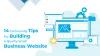 14 Community Tips For Building A Quality Small Business Website