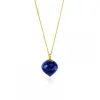 Dainty Lapis Lazuli Drop Pendant