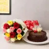 Cake And Flowers