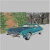 Digitized Embroidery Design | Classic Car | Cre8iveSkill