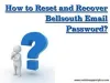 Procedure to add Bellsouth Email settings for Outlook - Wattpad