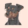 Dog Embroidery Design | Cre8iveSkill