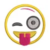 Naughty Smiley Applique Embroidery Design | Cre8iveSkill