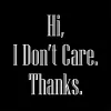 I Don't Care -T-shirt typography Vector Art | Cre8iveSkill