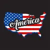 USA American Flag Vector Art Design Ready to Print File