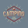 Mountain Camping Vector Typography Design | Cre8iveSkill