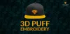3D Puffy Foam Machine Embroidery Digitizing Services