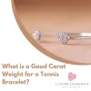 How Much Carat Weight Is Ideal For A Tennis Bracelet?