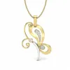diamond pendant necklace - diamond cross pendant