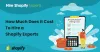 How Much Does it Cost To Hire a Shopify Experts? - My Blog Time