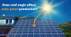 How much does roof orientation and angle matter for your solar panel production?