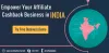 Best Affiliate Cashback Business Model in India : Cash Craft 