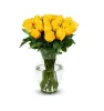 24 yellow roses vase - Sharjah Flower Delivery