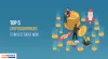 Top 5 Cryptocurrencies To Invest Right Now - App Reviews | Tech News | 101 Guide to App Development | Mobile App Reports