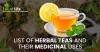 List Of Herbal Teas And Their Medicinal Uses