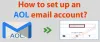 How to set up an AOL email account? 