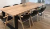 Raw edge dining Table