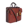 Leather briefcase for men