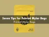 Seven Tips for Printed Mylar Bags by Kwick Packaging