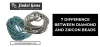 Difference Between Diamond and Zircon Beads
