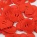 Fabric Heart Decoration - Red