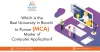 Top Six Benefits of Doing MCA Degree at Top University in Ranchi, India
