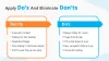 Apply Do’s and Eliminate Don’ts to create the best Website UX