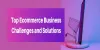 Top Ecommerce Business Challenges and Solutions
