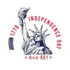 4th Of July Design 3 | Vector Art Graphics | Cre8iveskill