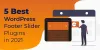 5 Best WordPress Footer Slider Plugins in 2021 - Essential Plugin