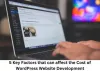 5-factors-affect-cost-of-wordpress-website-development