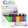 NEON ZY-2C CUE II Translucent Five Color Disposable Flint Lighter (1000/case)