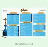 Plastic Menu Printing | Waterproof Menu Printing | MenuMa Print
