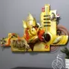 Wall Decor: Buy Home Decorative Metallic Ganesh Wall Hanging @ Best Price | icarefurnishers
