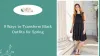 9 Ways to Transform Black Outfits for Spring  | Styled