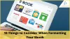 10 Things to Consider When Formatting Your eBook | Journal