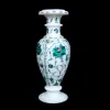 Buy White Marble Inlay work Flower Vases - The Handicraft Hub