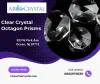 Clear Crystal Octagon Prisms