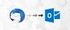 thunderbird to outlook