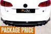 Flow Designs - MK7 Golf R Wagon Full Lip Splitter Set - MK7GWCMPLT